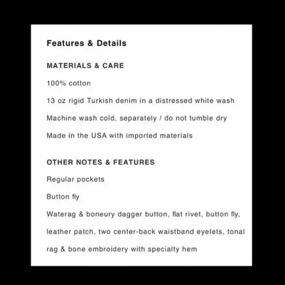 NWT rag & bone Maya White Denim Shorts Size 24 High Rise Distressed Raw Hem - Picture 15 of 15